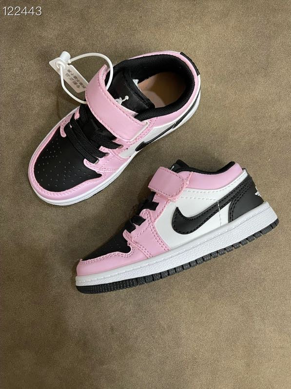 Baby Air Jordan Low Black Pink