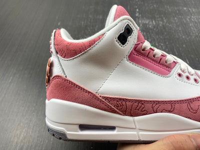 Air Jordan 3 White Pink