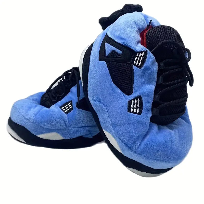 Slippers Jordan 4 Style Light Blue