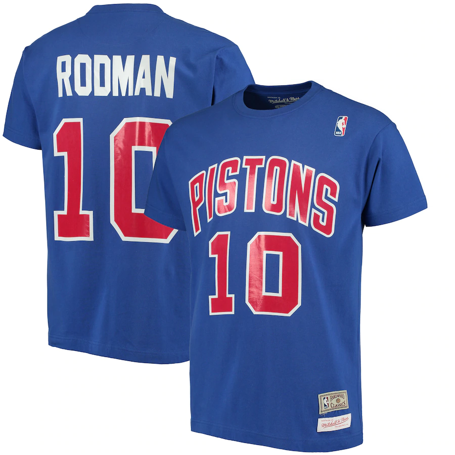 Maglietta Dennis Rodman Detroit Pistons