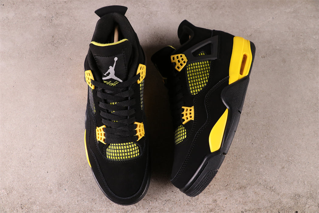 Air Jordan 4 Retro Black Yellow