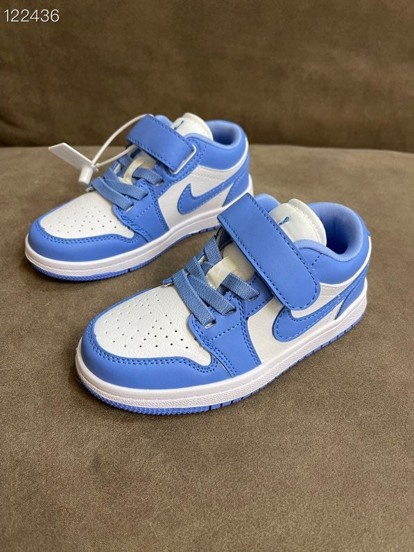 Baby Air Jordan Low WHITE BLUE