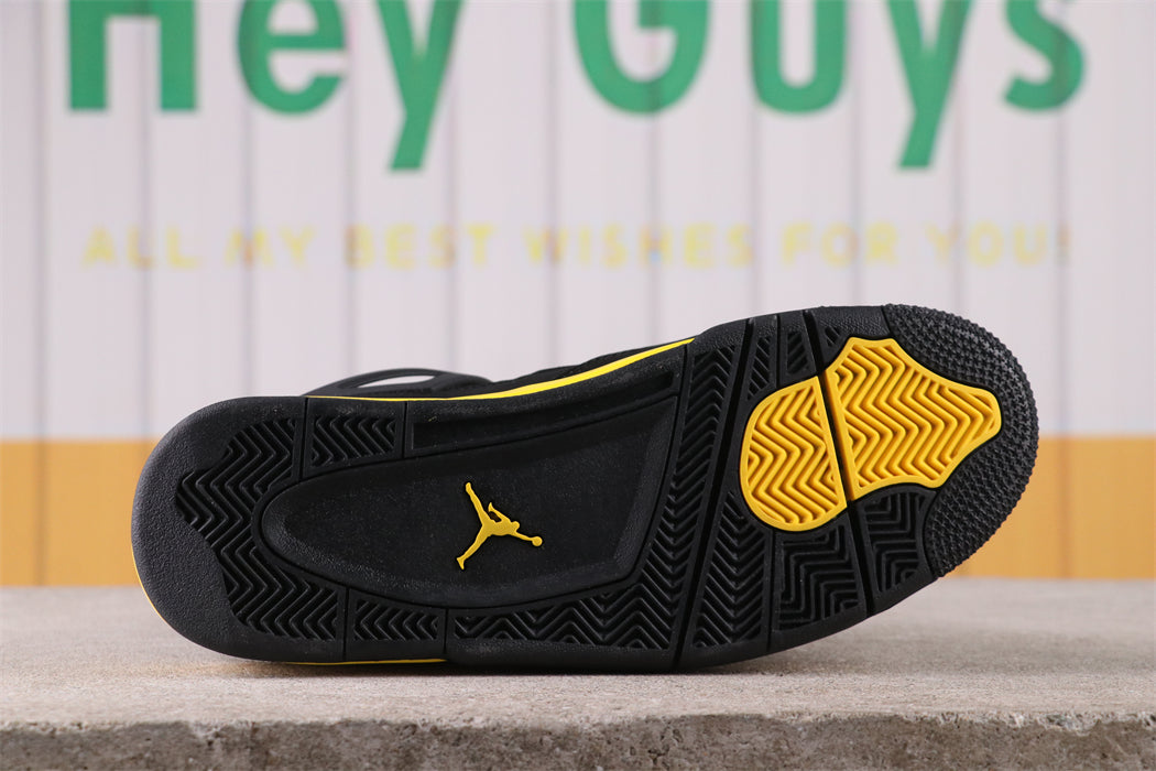 Air Jordan 4 Retro Black Yellow
