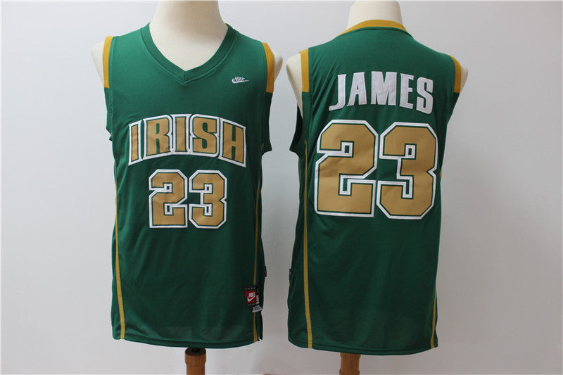 Lebron James IRISH NCAA green