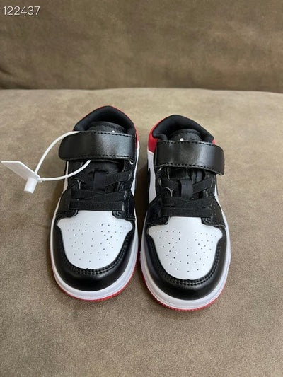 Baby Air Jordan Low Black Red