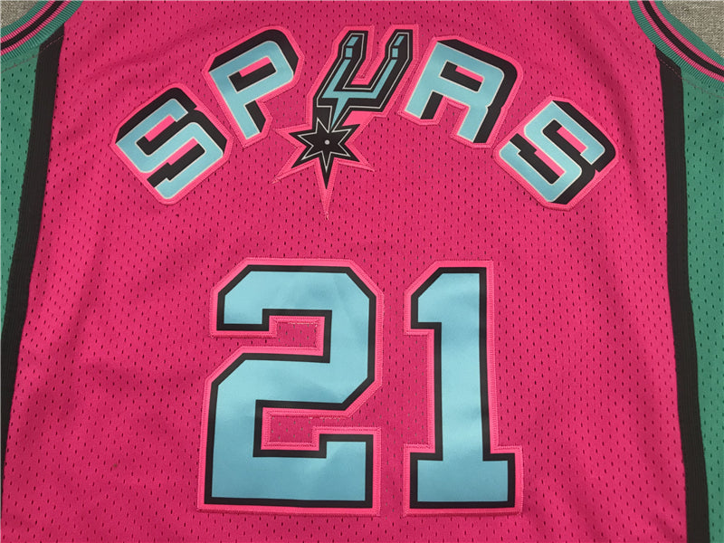 Tim Duncan San Antonio Spurs PINK