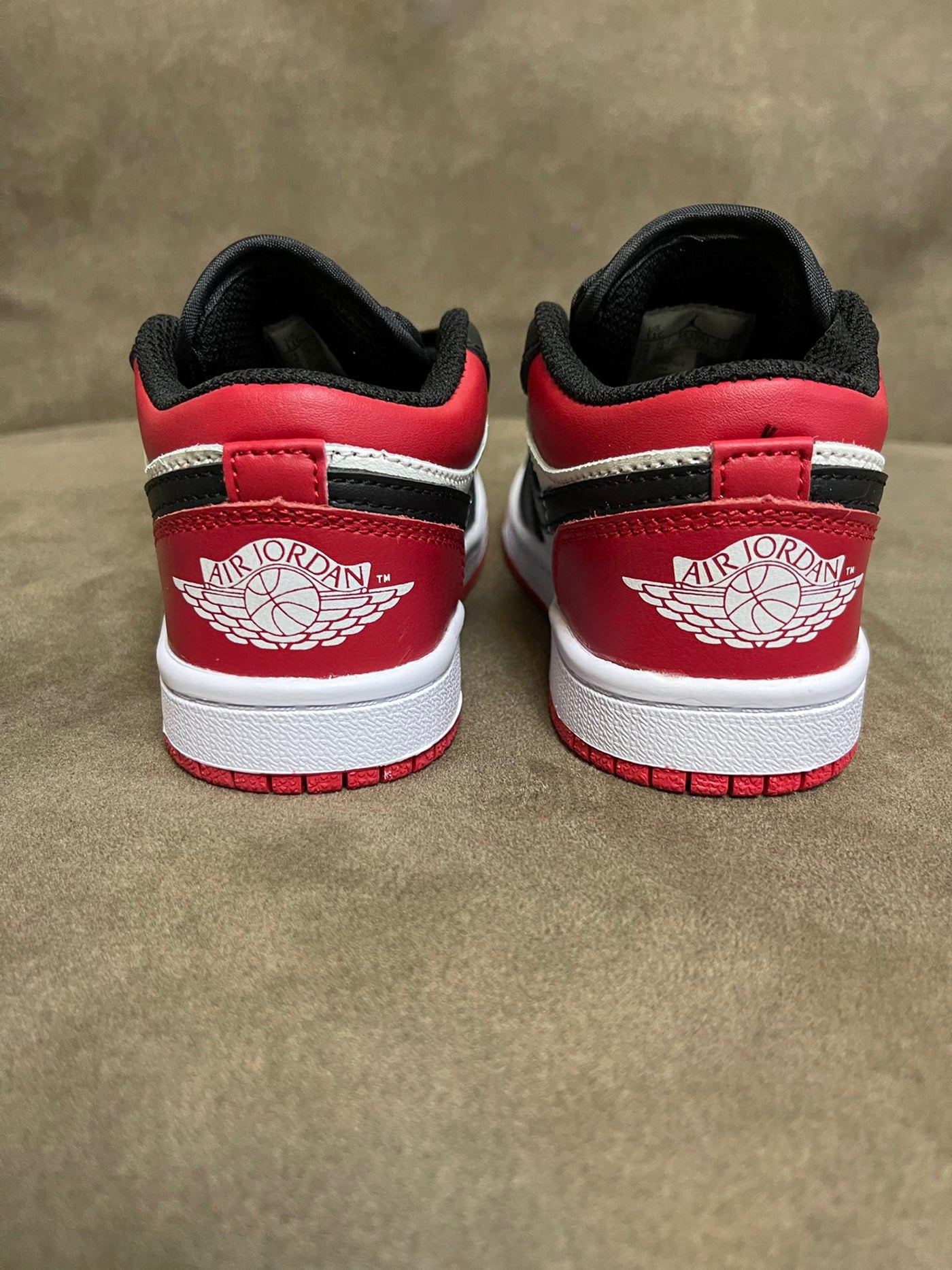 Baby Shoes Jordan Low Red White and Black
