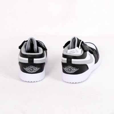 Baby Air Jordan Low BLACK GRAY WHITE