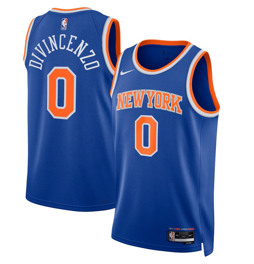 Donte DiVincenzo New York Knicks BLUE