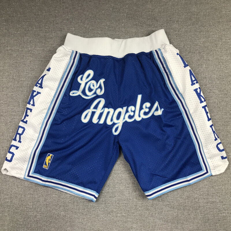 Blaue Shorts der Los Angeles Lakers