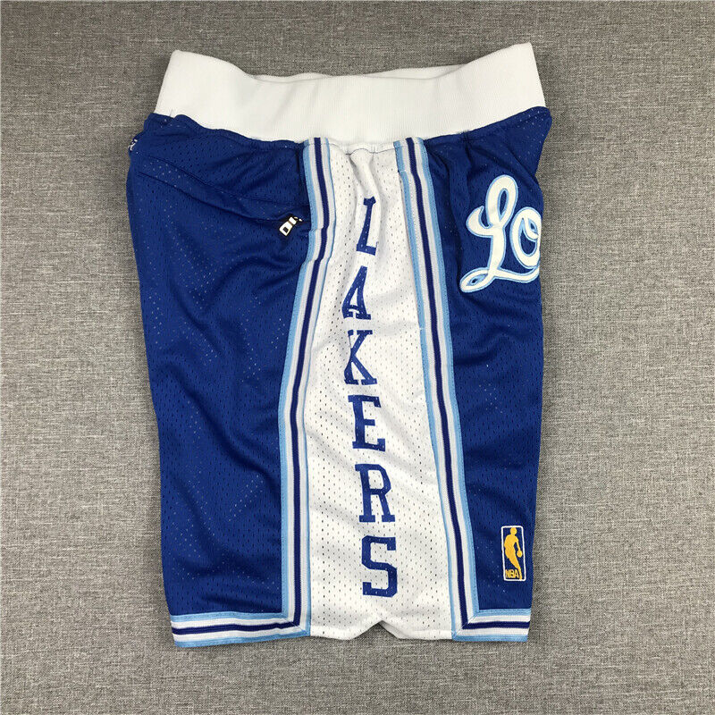 Blaue Shorts der Los Angeles Lakers